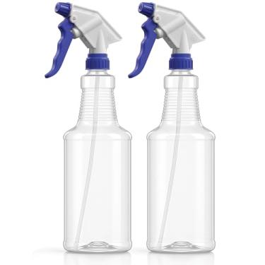 Imagem de Bar5F Frascos de spray profissionais, 946 ml, pacote com 2, resistente a produtos químicos, pulverizador especializado, bocal ajustável, névoa fina para spray de longo alcance, adequado para uso