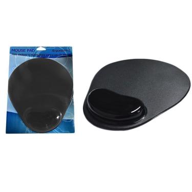 Imagem de Mouse Pad Com Apoio Em Gel Global Mp0006B Preto