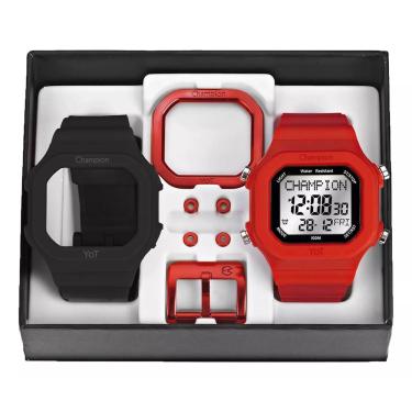 Imagem de Relógio Champion Ref: Cp40180x Troca Pulseira Yot 2 Pulseiras