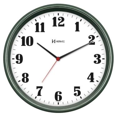 Imagem de Relógio De Parede Herweg Ref: 6126-336 Verde