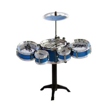 Imagem de Mini Bateria Infantil Rockstar Bw038 5 Tambores Jz Drum - Importway