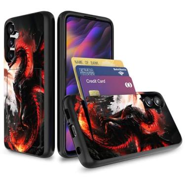 Imagem de Vobber Capa para Galaxy A16 5G, capa tipo carteira escondida com compartimento para cartão TPU à prova de choque e policarbonato capa protetora de camada dupla para Samsung Galaxy A16 5G 6,7 polegadas