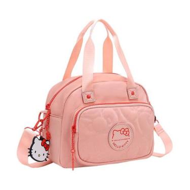 Imagem de Bolsa Baú Média Hello Kitty Feminina Modena Casual Urbana - Semax, Nud