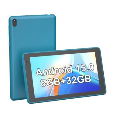 Imagem de Tablet COOPERS Android 15, tablets de 7 polegadas, 6 GB de RAM, 32 GB de ROM, suporte de 1 TB, tablet PC, processador quad-core, tela sensível ao toque IPS, câmera dupla de 2 + 5 MP, bateria de 3000