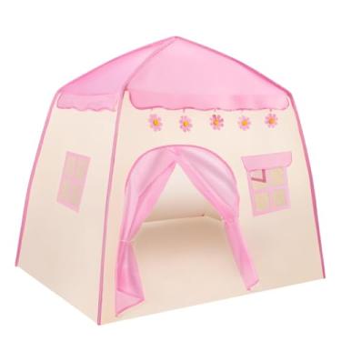 Imagem de Barraca Bonitinho, Barraca Rosa, Casinha de Brinquedo, Cabana Rosa, Cabana Bonito, Dobrável E Fácil de Montar