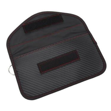 Imagem de Bolsa de proteção de sinal Faraday para Key Fob Red Line - Acogedor