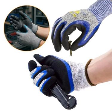 Imagem de Luva Profissional Anti Corte Resistente Proteção Segurança Nível 5 - S