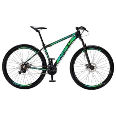 Imagem de Bicicleta Aro 29 Krw Alumínio Câmbios Shimano 24 Velocidades Freio a Disco Suspensão Mountain Bike S4