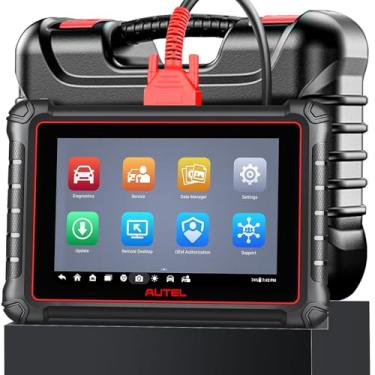 Imagem de Autel Scanner bidirecional MaxiCOM MK900, novo scanner Autel de MK808S MX808S MK808Z, modo de serviço 40+ OBD2, ferramenta de digitalização de todos os sistemas para carro, impressão WiFi, DoIP CAN FD