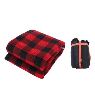 Imagem de Pssopp Almofada de Aquecimento Elétrica, Níveis de Cobertor Aquecido por USB Aquecimento Vestível Bolsa de Dormir Aquecida Almofada Cobertor Quente para Acampamento, Viagem, Pesca, Casa