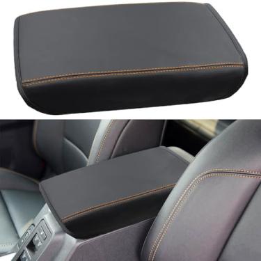 Imagem de LOCOY Capa de apoio de braço para console central para acessórios Ford Bronco 2021-2023 2024 2025 capa protetora de caixa de descanso de braço, almofada de console do meio, tampa de apoio de braço