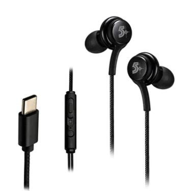 Imagem de Fone De Ouvido Tipo C Com Microfone Para Smartphone Preto