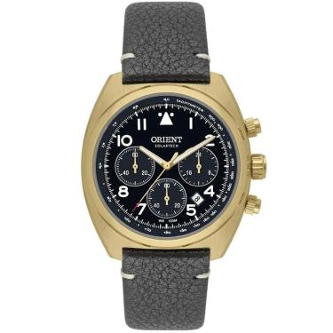 Imagem de Relógio Orient Masculino Dourado Solartech Neo Vintage Mgscc013 P2px