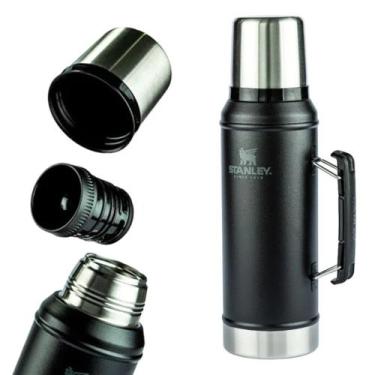 Imagem de Garrafa Térmica Água Café Classic Matte Black 950ml STANLEY