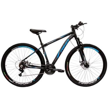 Imagem de Bicicleta Aro 29 Rino Everest 24v – Freio Hidráulico, SHIMANO TZ (Preto/Azul, 19)