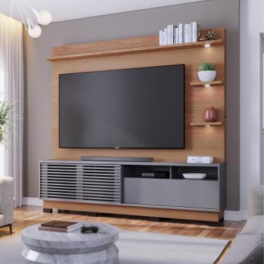 Imagem de Home Para Tv 70 Polegadas Clint Freijo Cinza Fosco