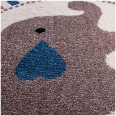 Imagem de Tapete Infantil Menino Quarto Funny Várias Opções 0,57x1,00 Titulos Elefante Azul-21