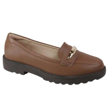 Imagem de Mocassim Modare Sapato Feminino Tratorado com Metal 7357.121 Cor:Avela