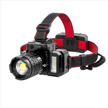Imagem de Lanterna Cabeça, Lanterna de Cabeça Emergência Lâmpada Ao Ar Livre à Prova água Usb Recarregável