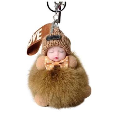 Imagem de CHAVEIRO FASHION BONEQUINHA POM POM SONINHO-Unissex