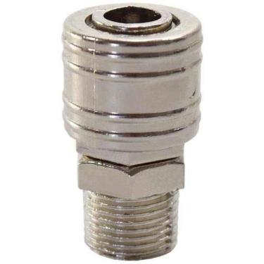 Imagem de Engate Rápido Ar C/Rosca Macho 1/2" Cromado