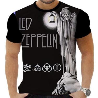 Imagem de Camiseta Camisa Personalizada Rock Clássico Led Zeppelin 26 - Obsidian