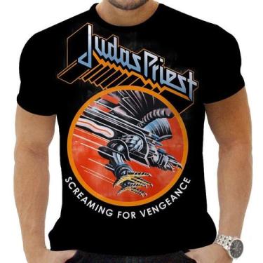 Imagem de Camiseta Camisa Personalizada Rock Metal Judas Priest 5 - Obsidiana Co