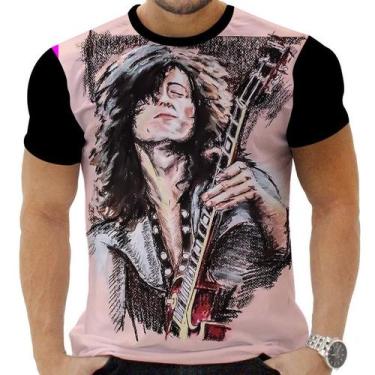 Imagem de Camiseta Camisa Personalizada Rock Clássico Led Zeppelin 21 - Obsidian