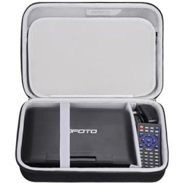 Imagem de Mchoi Capa rígida de transporte compatível com leitor de DVD portátil de 9,5 polegadas para crianças e carros, apenas capa