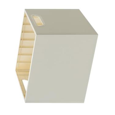 Imagem de Phefop Caixa de Armazenamento de Livros, Plástico Grosso Com Grande Capacidade, Caixas de Armazenamento de Arquivos Empilháveis ​​para Estudantes e Uso de Escritório (Sem roda)