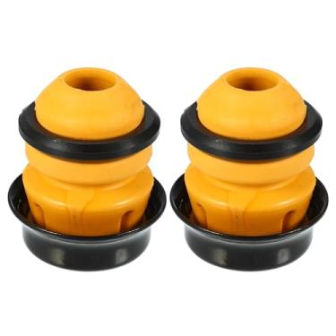 Imagem de Hihaha Para-choque traseiro nº 55326-2B000 para Hyundai Santa Fe 2007-2012 4WD / Bucha de batente traseira esquerda ou direita/borracha durável/2 peças amarelas