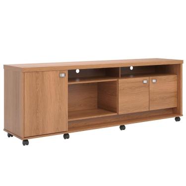 Imagem de Rack Bancada Para Tv De Até 70 3 Portas Dalva Jequitiba