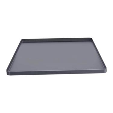 Imagem de Ｂｅｓｇａ Tapete para mini geladeira, bandeja de silicone para gotejamento, protetor de piso para pequenos eletrodomésticos, Cinza 68.5x68.5x2cm