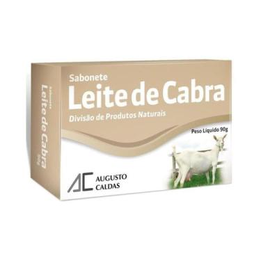 Imagem de Sabonete augusto caldas natural leite de cabra 90 gr
