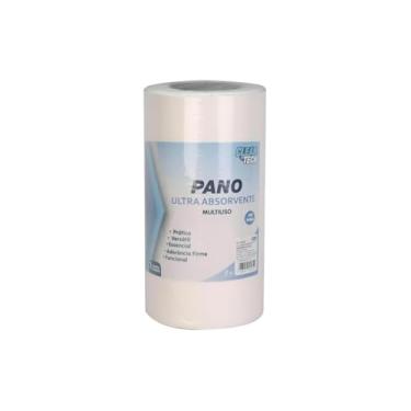 Imagem de Rolo de Pano Ultra Absorvente Multiuso, 200 Folhas, PP com Polpa de Madeira, 25x30cm, 624g