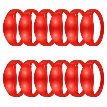 Imagem de YOFOBU 12 peças de pulseiras de LED que brilham com luz intermitente ativada por som para véspera de ano novo, artigos de festa que brilham no escuro, lembrancinhas de festa de Natal, presente de