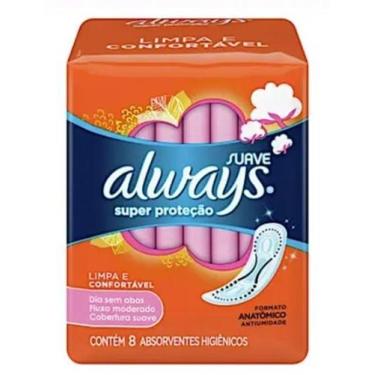 Imagem de Absorvente Always Basic, Suave com 8 - Sem abas