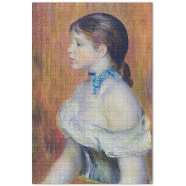 Imagem de Renoir Painting Quebra-cabeças Little Irene para adultos, 500 peças, presentes de festa de elefante branco, quebra-cabeças exclusivos, paisagem, 51 x 35 cm