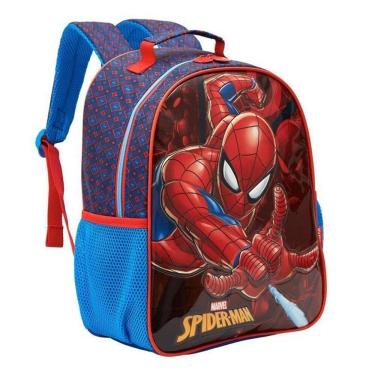 Imagem de Mochila De Costas Escolar Infantil 16 Homem Aranha - Xeryus