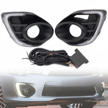 Imagem de MOFANS Luz de circulação diurna de LED frontal adequada para Mitsubishi Lancer 2016 2017 2018 lado esquerdo direito DRL iluminação luz de neblina