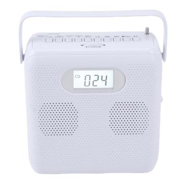 Imagem de GOWENIC Leitor de CD Portátil Com Alto-falantes, Leitor de Música MP3 Bluetooth Com Alça, Display LCD, Rádio FM, Suporta U-Disk/AUX para Casa Ao Ar Livre/presente