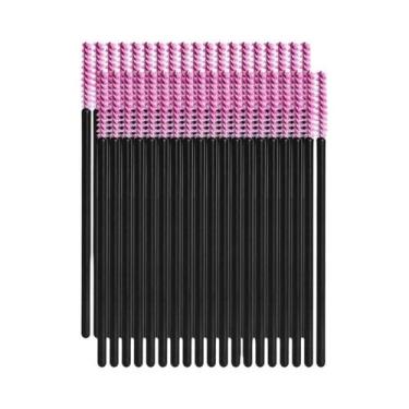 Imagem de Escovas De Cílios Descartáveis Femininas 50pcs Em Embalagem Compacta A