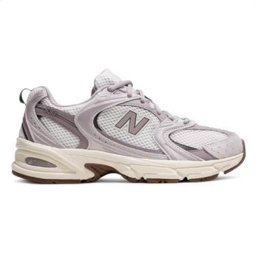 Imagem de Tênis New Balance 530 Unissex (Cinza/Lilás, BR, Adulto, Numérico, 43)