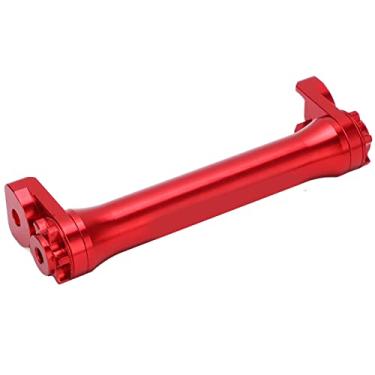Imagem de Generic Barra Telescópica de Extensão de Roda Fácil, Liga de Alumínio Leve para Bicicleta Dobrável 3sixty, Instalação Robusta, 1x Haste de Extensão para Ciclistas (Vermelho)