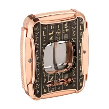 Imagem de JDIME Guilhotina de charuto Cutter Ferramenta de corte de grande diâmetro para fumar com caixa de presente (B)