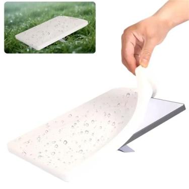 Imagem de Chelink Starlink Mini capa protetora, capa de silicone líquido para mini prato Starlink, à prova d'água, à prova de choque, design portátil protetor para acampamento ao ar livre e viagens (branca)