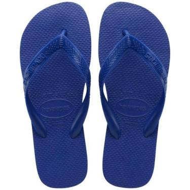 Imagem de Chinelo de dedo adulto Havaiana Top FC - HAVAIANAS, Azul naval, 41/2