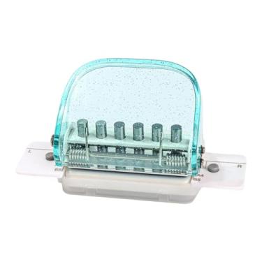 Imagem de Esquirla Perfurador de Papel Portátil para Cadernos e Folhas Soltas, Ideal para Agendas (20 furos), B5 (26 furos) e A4 (30 furos). Perfeito para Artesanato, Verde