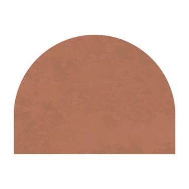 Imagem de WeiLaiKeQi Adesivo de parede Boho Arch com arte geométrica, papel de parede impermeável em PVC, adesivo de Boho Arch para sala de estar, escritório, casa, sala, Marrom