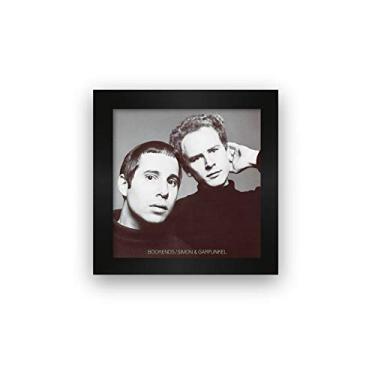 Imagem de Quadro azulejo com moldura Simon and Garfunkel Bookends